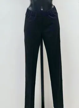 Pantaloni viscosa nero