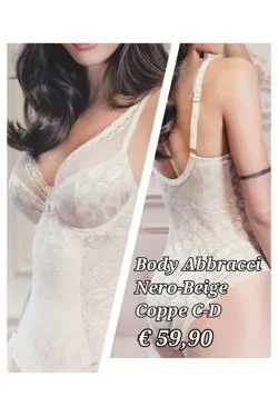 Body in pizzo abbracci