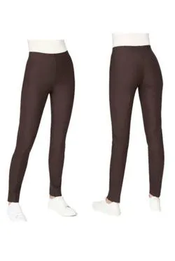 Pantalone sigaretta marrone