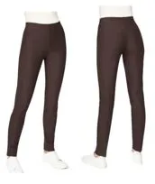 Pantalone sigaretta marrone