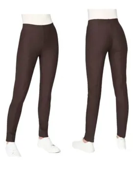 Pantalone sigaretta marrone