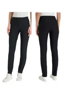 Pantalone sigaretta grigio scuro melange