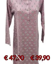 Camicia fantasia pecora rosa
