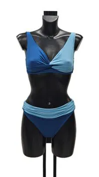 Bikini bicolor turchese