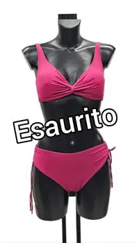 Bikini tinta unita magenta