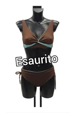 Bikini fondente/menta double