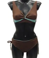 Bikini fondente/menta double
