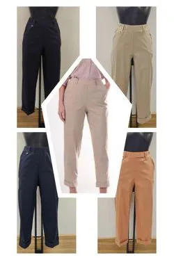 Ragno pantaloni carrot with pocket