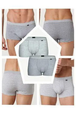 boxer  cotone modal grigio azzurro