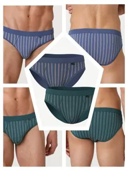 slip cotone stretch avio azzurro