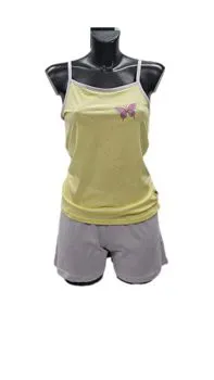 Pigiama corto a spallina