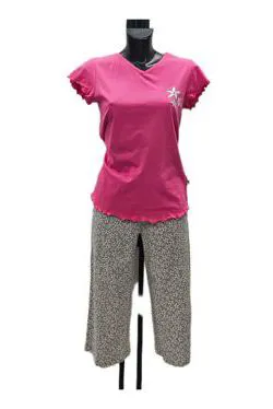 Pigiama a pinocchietto fuxia
