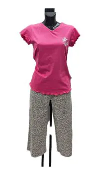 Pigiama a pinocchietto fuxia