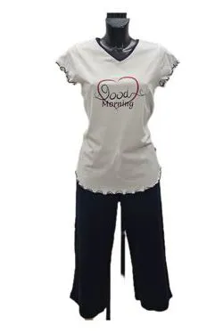 Pigiama pinocchietto bianco