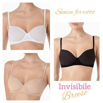 Reggiseno invisibile breeze senza ferretto