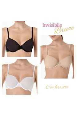 Reggiseno invisibile breeze con ferretto