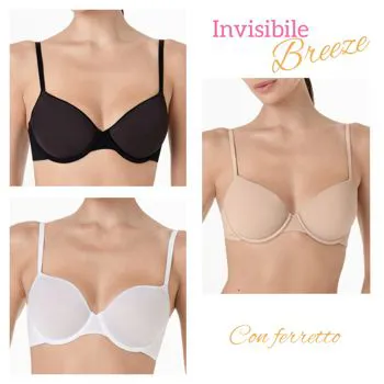 Reggiseno invisibile breeze con ferretto
