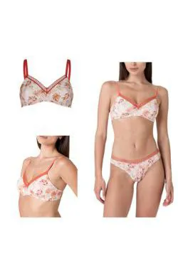 Reggiseno senza ferretto fantasia
