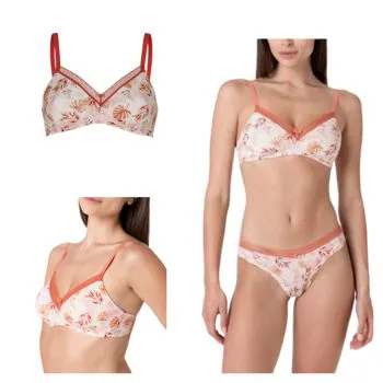 Reggiseno senza ferretto fantasia