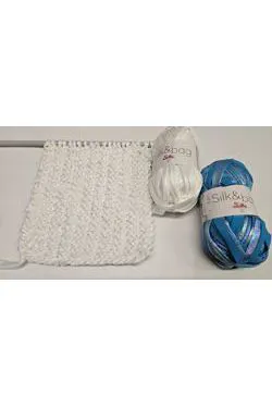 Silk & arvier bianco azzurro