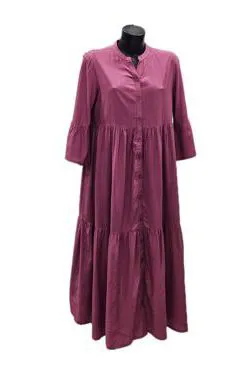 Abito lungo Red violet