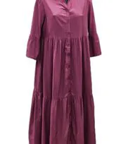 Abito lungo Red violet