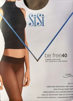 Collant 40 Den velato vita bassa