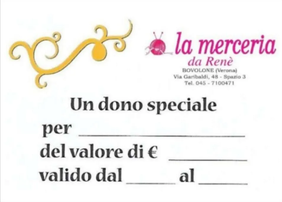 Gift Card vieni in negozio