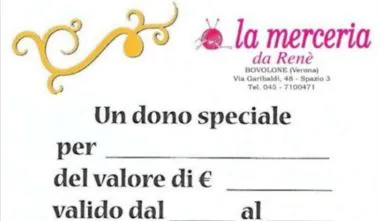 Gift Card vieni in negozio