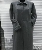Vestaglia pile grigio