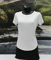 Maglia in viscosa bianco