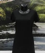 Maglia in viscosa nero